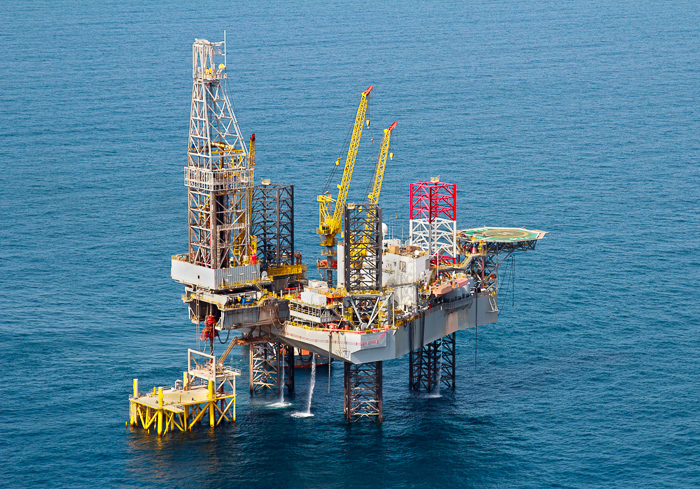 deep sea oil platform