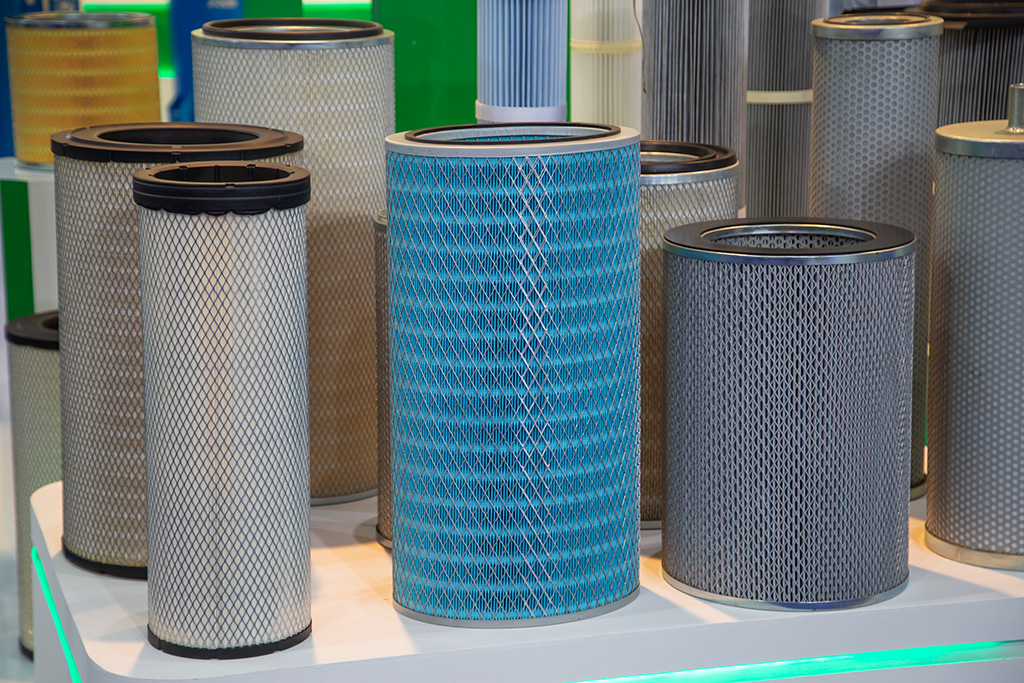 selection of filter cartridges